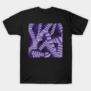 Liminal Stairs Purple T-Shirt